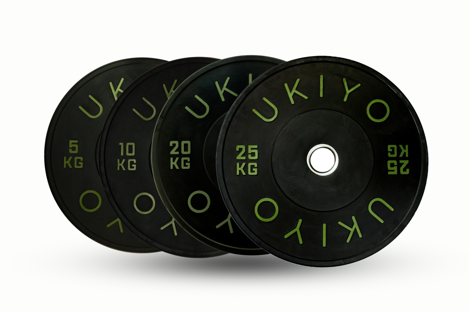 1️⃣ バンパープレート55ポンド （約25kg） ラバー KINSEI