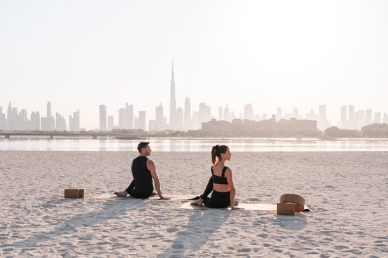 The Add-On - Cork Yoga Blocks & Wheel - Dubai